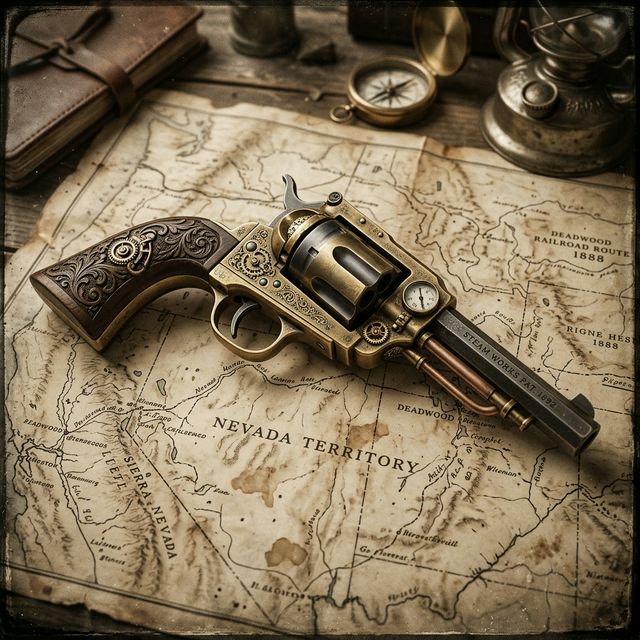 Steampunk Revolver